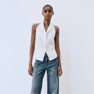 Zara Linen Halter